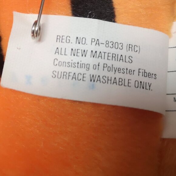 Vintage Mattel Bed Time Tigger Plush with Light Up Candlestick 10" Tall - Picture 8 of 9